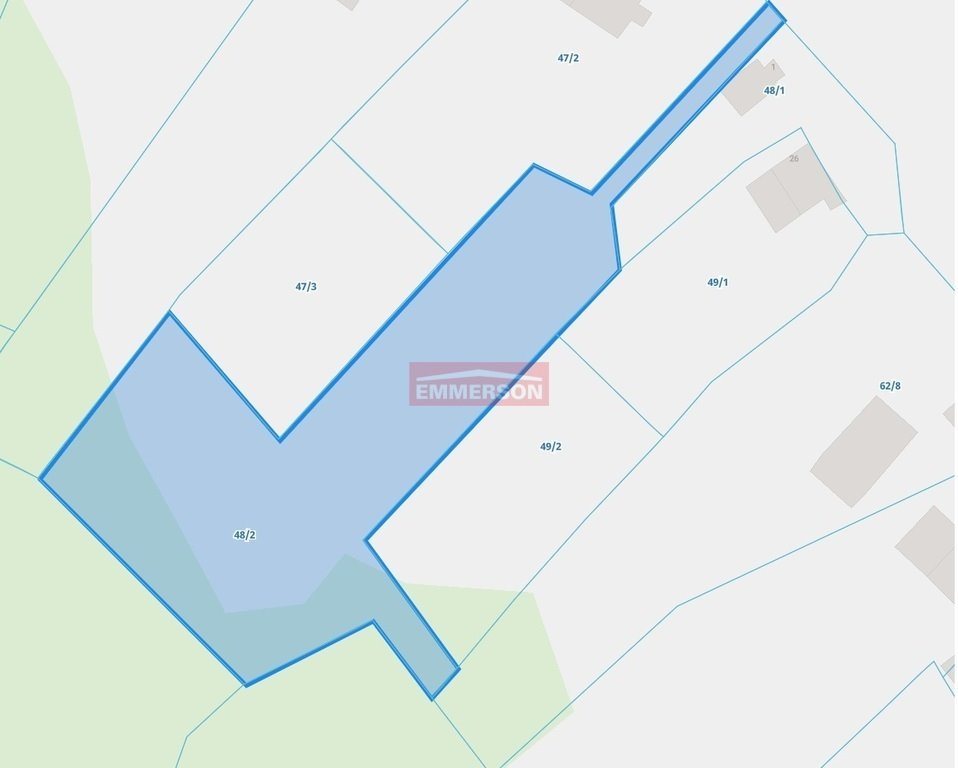 Działka bud.-rolna z widokiem na las, media, 3610 m2 Olszowice  3 600m2 Foto 1