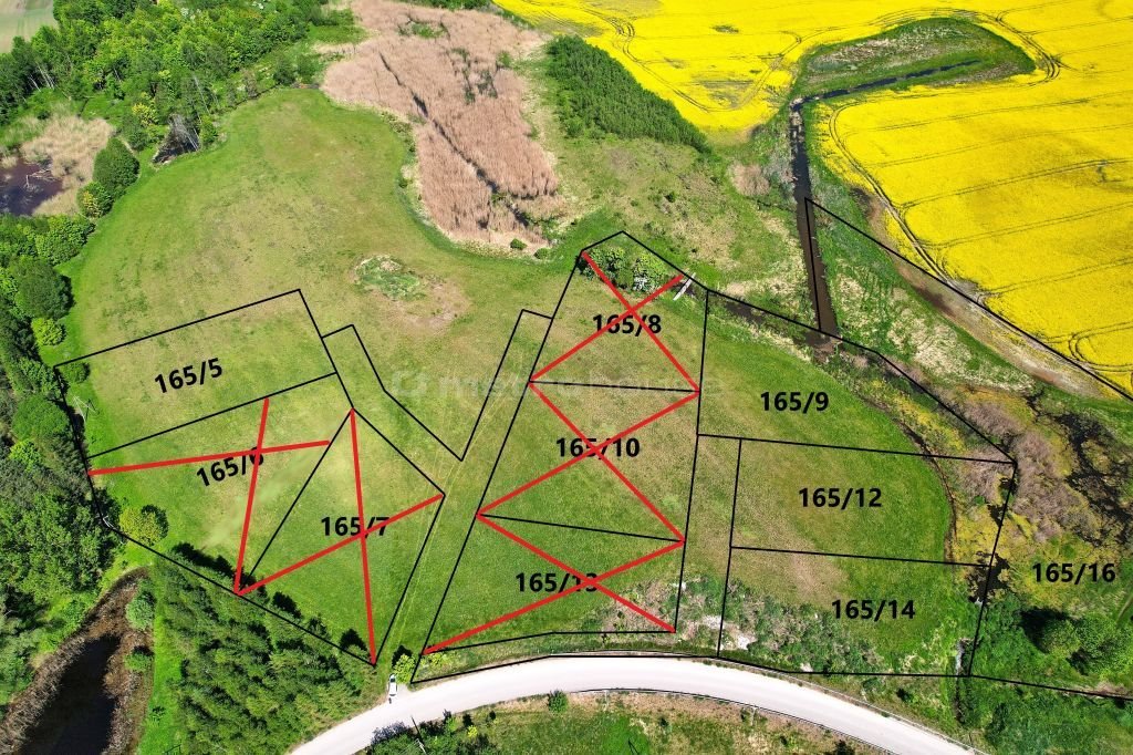 Działki budowlane w Kukowie, 2000 m², media, blisko jeziora Kukowo  2 011m2 Foto 1