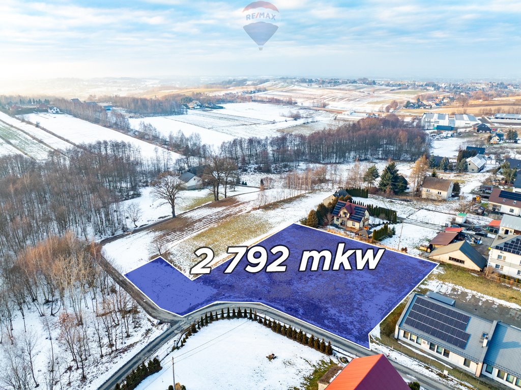 Działka w Zagórzu 2792 m2 z mediami i dojazdem asfaltowym Zagórze  2 792m2 Foto 1