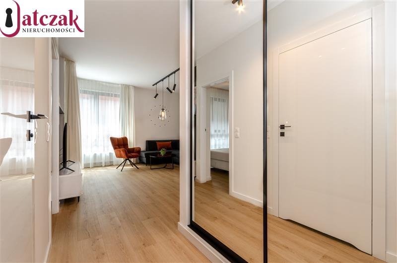 Mieszkanie dwupokojowe na wynajem Gdańsk, Śródmieście, DOKI, Popiełuszki Jerzego Księdza  42m2 Foto 3