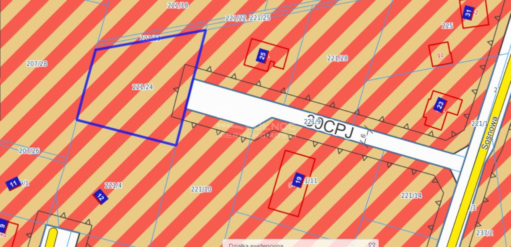 Działka budowlana na sprzedaż Ostrówek, Sosnowa  1 490m2 Foto 6