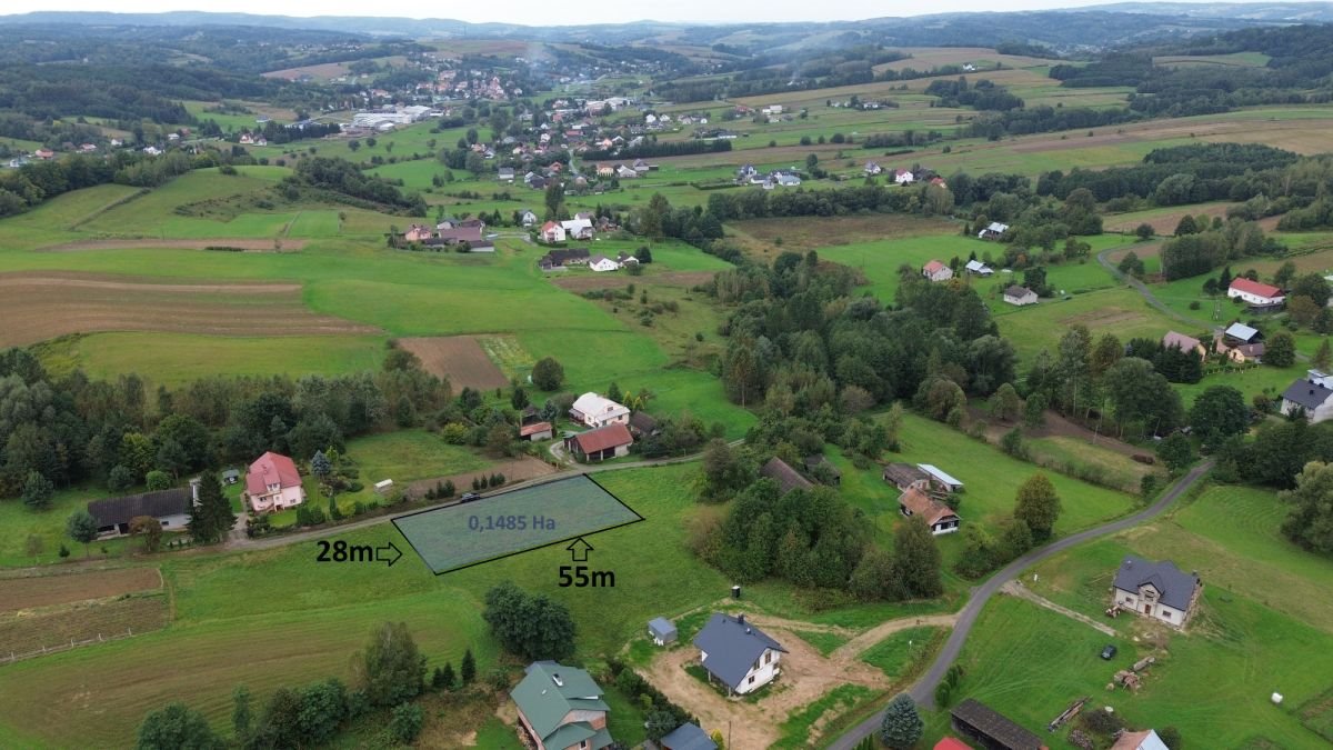 Działka budowlana na sprzedaż Wielopole Skrzyńskie  1 485m2 Foto 1