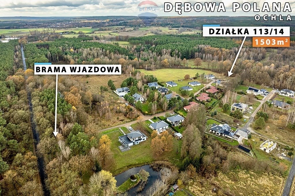 Działka budowlana na sprzedaż Zielona Góra, Ochla, Ochla-Dębowa Polana  1 503m2 Foto 19