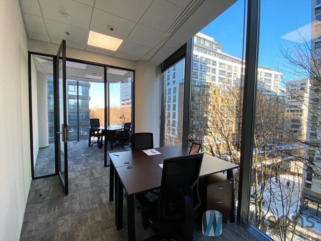 Zapraszam do nowoczesnego biura serwisowanego 45 m² z panoramicznym widokiem Warszawa, Śródmieście, Grzybowska  45m2 Foto 1