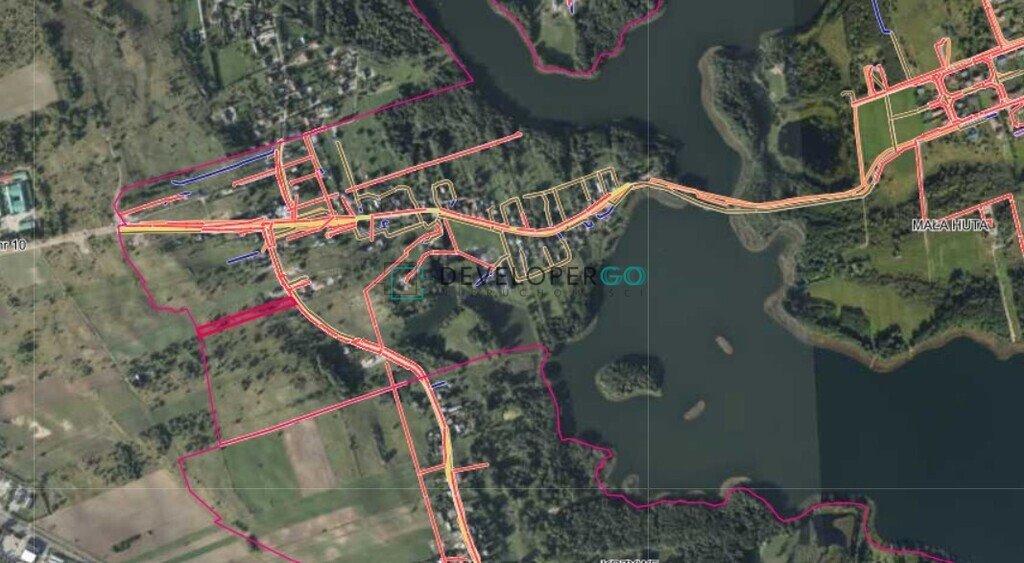Działka 3485 m² pod dom lub inwestycję w Małej Hucie Mała Huta, mała huta  3 485m2 Foto 1