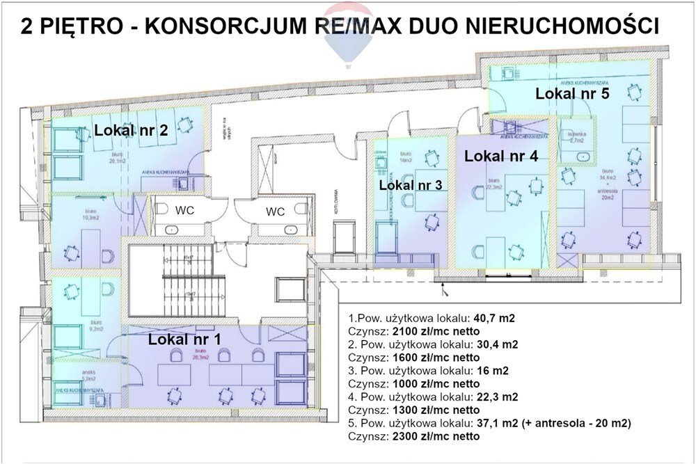 Lokal użytkowy na wynajem Nowy Targ, Równia Szaflarska  22m2 Foto 3