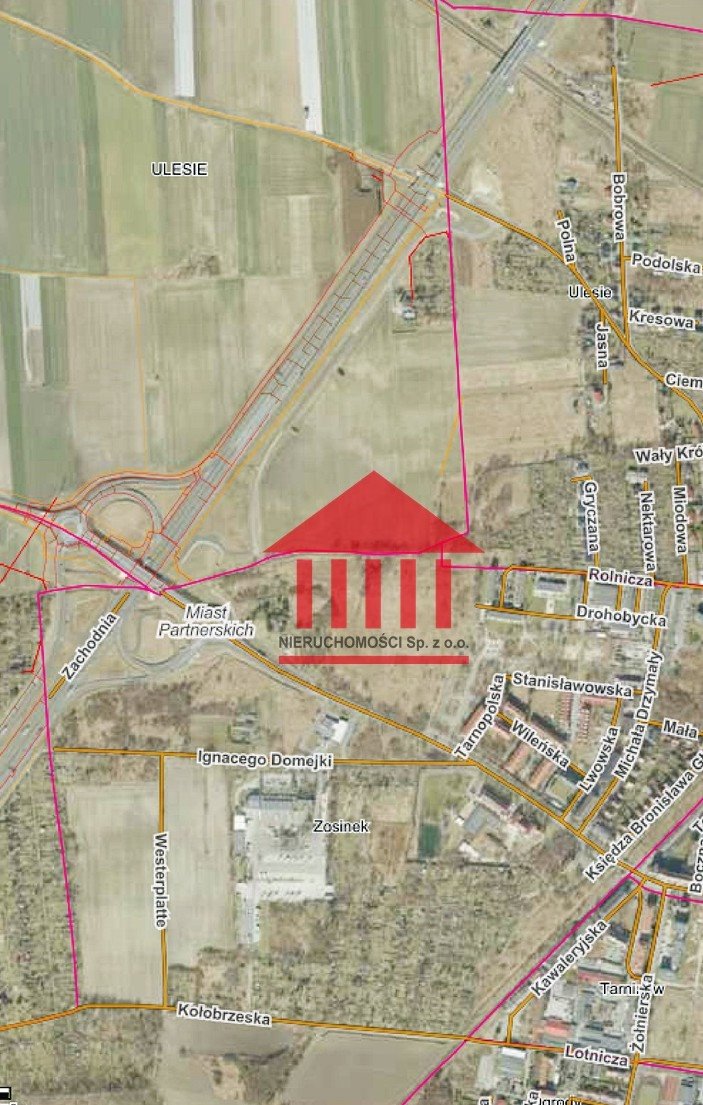 Dwie działki pod zabudowę jednorodzinną, 2839 m² Legnica  1 384m2 Foto 1