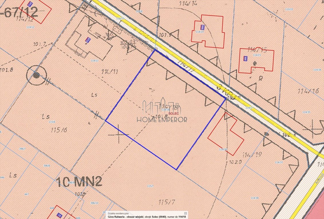 Działka 2008 m2 z mediami, planem i szerokością 44m Solec, Jaśminowa  2 008m2 Foto 1
