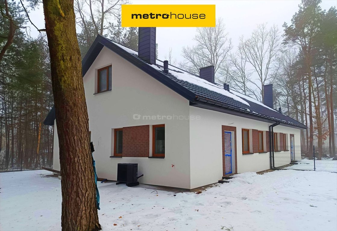 Dom z tarasem i widokiem na las, 81 m², ogrzewanie podłogowe Wycinki Osowskie, Sosnowa  81m2 Foto 1