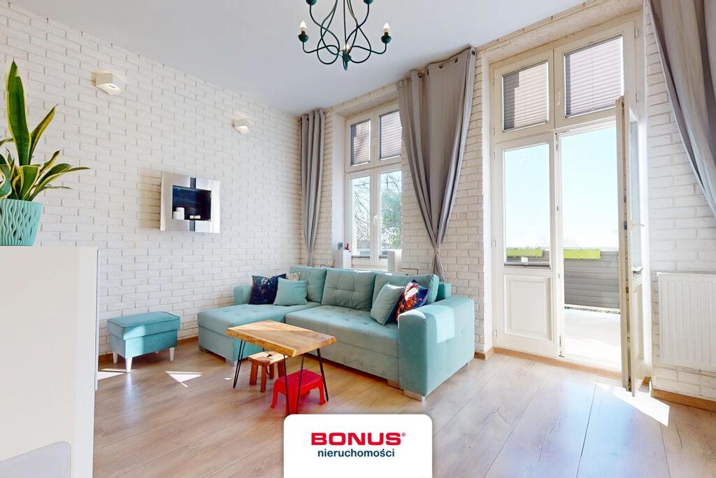 Wyjątkowe 2 pokoje z tarasem w willi Hoeringa - ogródek i piwnica Szczecin, Podjuchy, Krzemienna  63m2 Foto 1