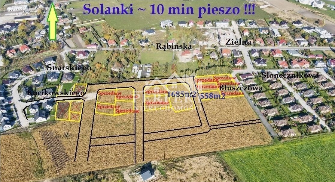 Działka budowlana na sprzedaż Inowrocław, Solanki  1 685m2 Foto 1