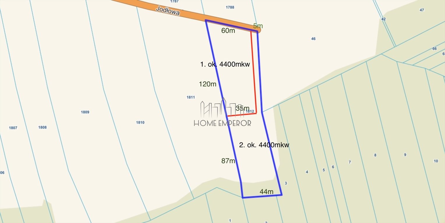 Działka na sprzedaż w Nasielsku – las, rekreacja, inwestycja Nasielsk, Jodłowa  4 400m2 Foto 1