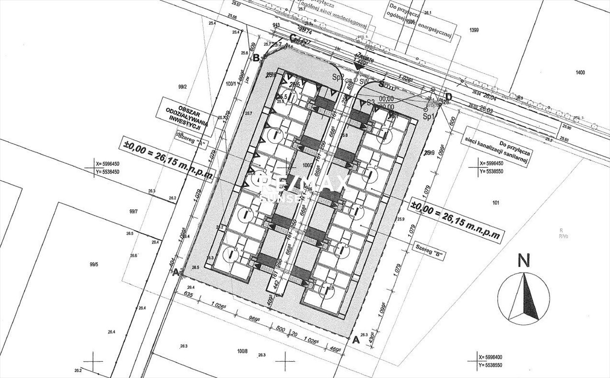 Działka pod zabudowę szeregową w Charzynie, 3011 m² Charzyno, Wojska Polskiego  3 011m2 Foto 1