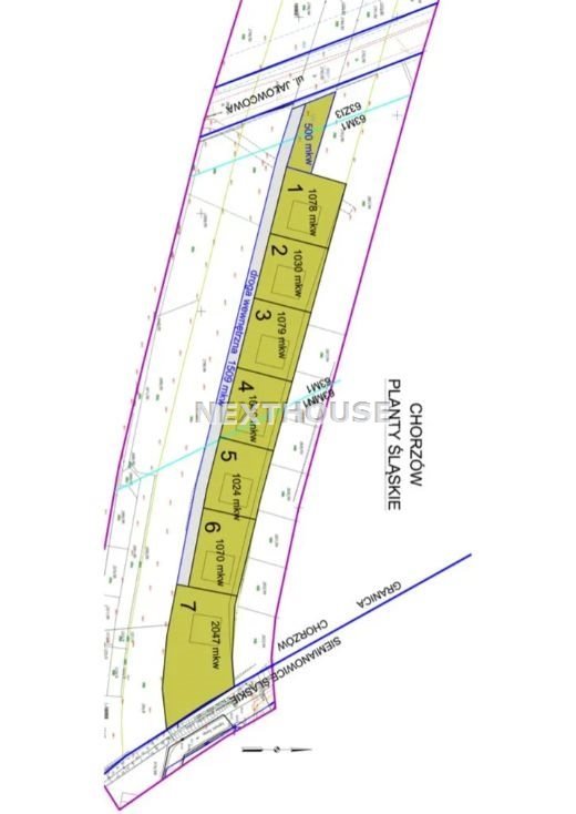 Działka budowlana na sprzedaż Chorzów, Stary Chorzów  1 030m2 Foto 1