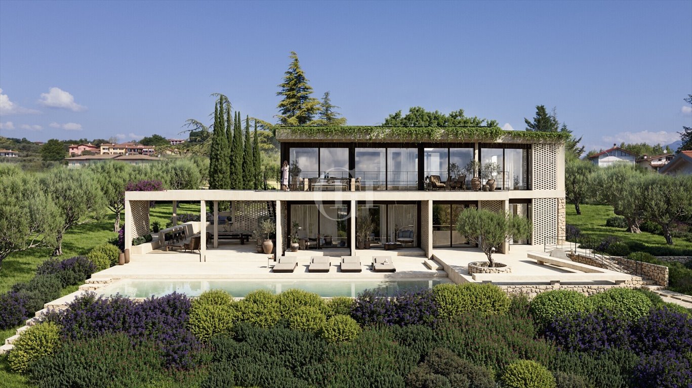 Luksusowa Villa z Basenem i Panoramą nad Garda Włochy, Moniga del Garda  269m2 Foto 1