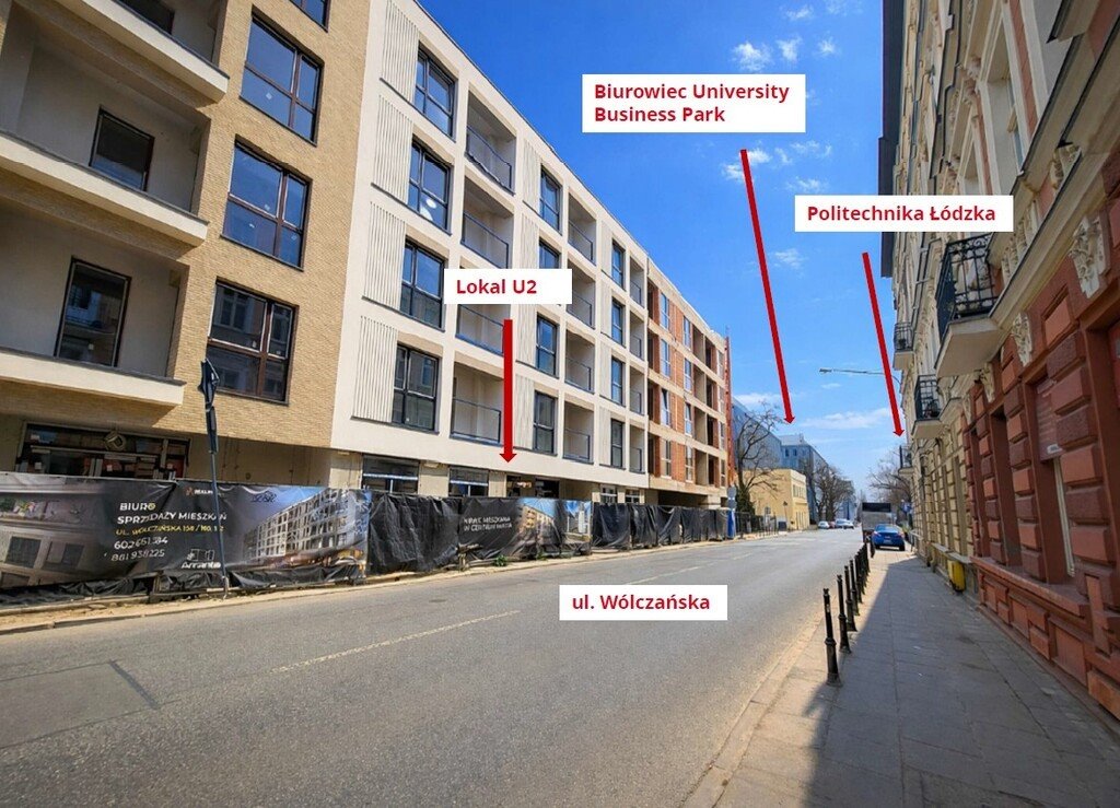 Lokal usługowy 106m2 w centrum Łodzi, witryny, wysoki parter Łódź, Śródmieście, Wólczańska  106m2 Foto 1