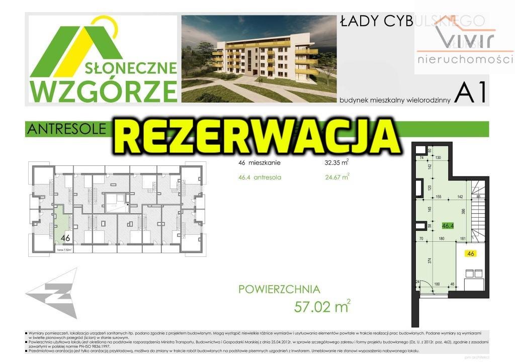 Mieszkanie dwupokojowe na sprzedaż Słupsk, Westerplatte, Westerplatte, Łady Cybulskiego  57m2 Foto 2