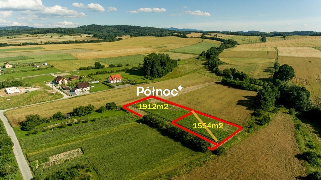 Zapraszam do zakupu działki 1912 m² z widokiem na góry Jaszkowa Dolna  1 912m2 Foto 1
