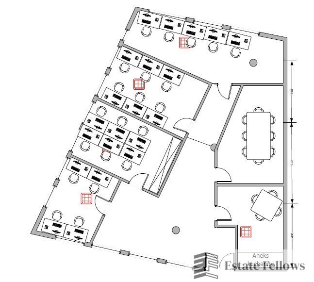 Kraków, 378 m2 biura w nowoczesnym biurowcu z ochroną Kraków  378m2 Foto 1
