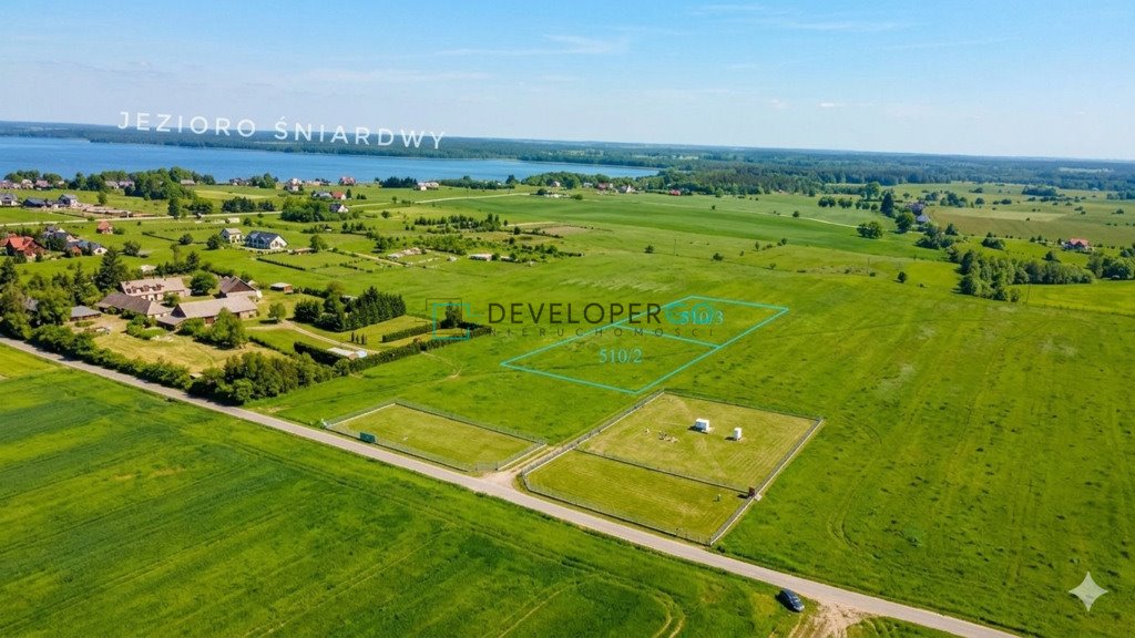 Działki budowlane z widokiem na pola, 1 km od Śniardw Nowe Guty  3 006m2 Foto 1