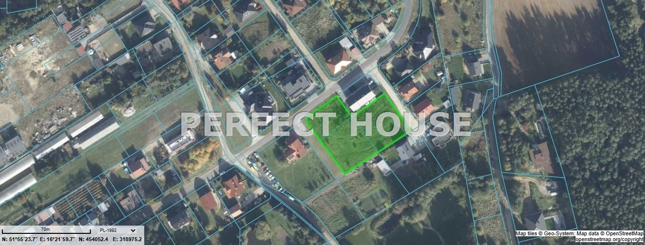 Działka budowlana na sprzedaż Włoszakowice  1 117m2 Foto 1