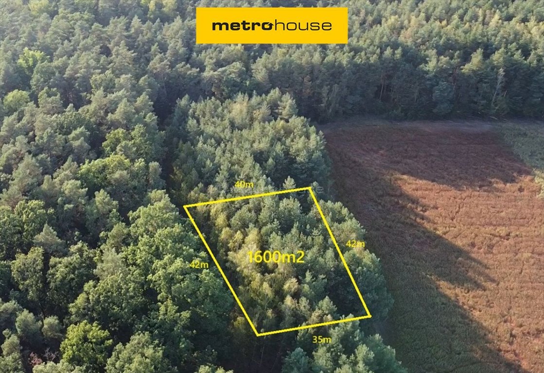 Działka budowlana na sprzedaż Zalesie Borowe  1 597m2 Foto 1
