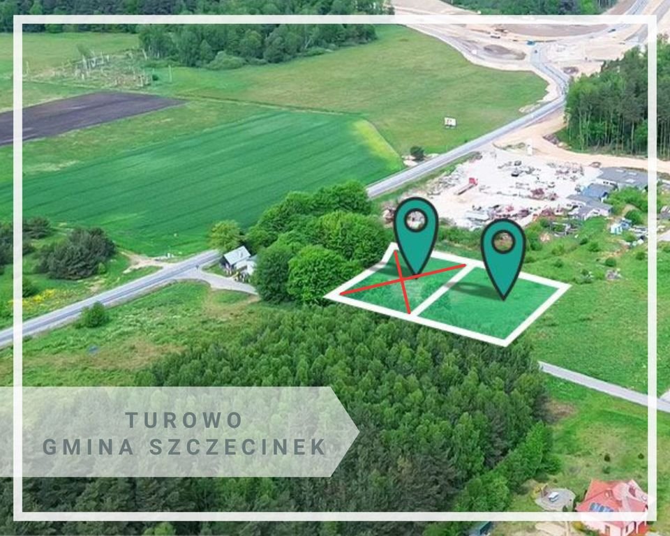 Działka komercyjna na sprzedaż Turowo  1 507m2 Foto 1