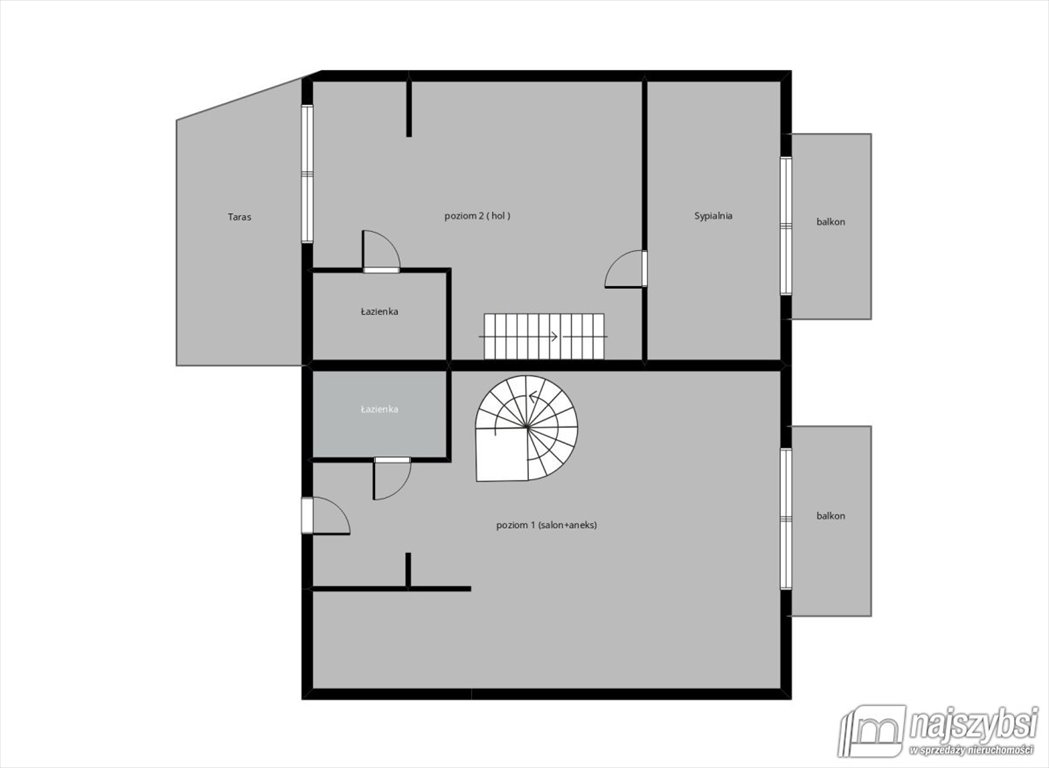 Mieszkanie trzypokojowe na sprzedaż Świnoujście, Centrum  50m2 Foto 21