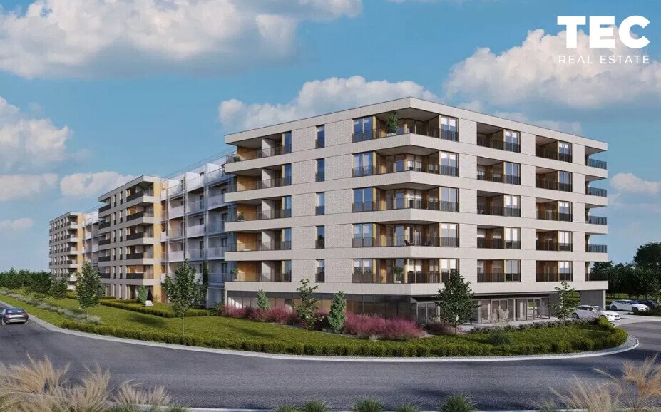 Nowoczesne 2-pokojowe mieszkanie z balkonem i widokiem na Staw Dąbski Kraków, Śródmieście, Dąbska  41m2 Foto 1
