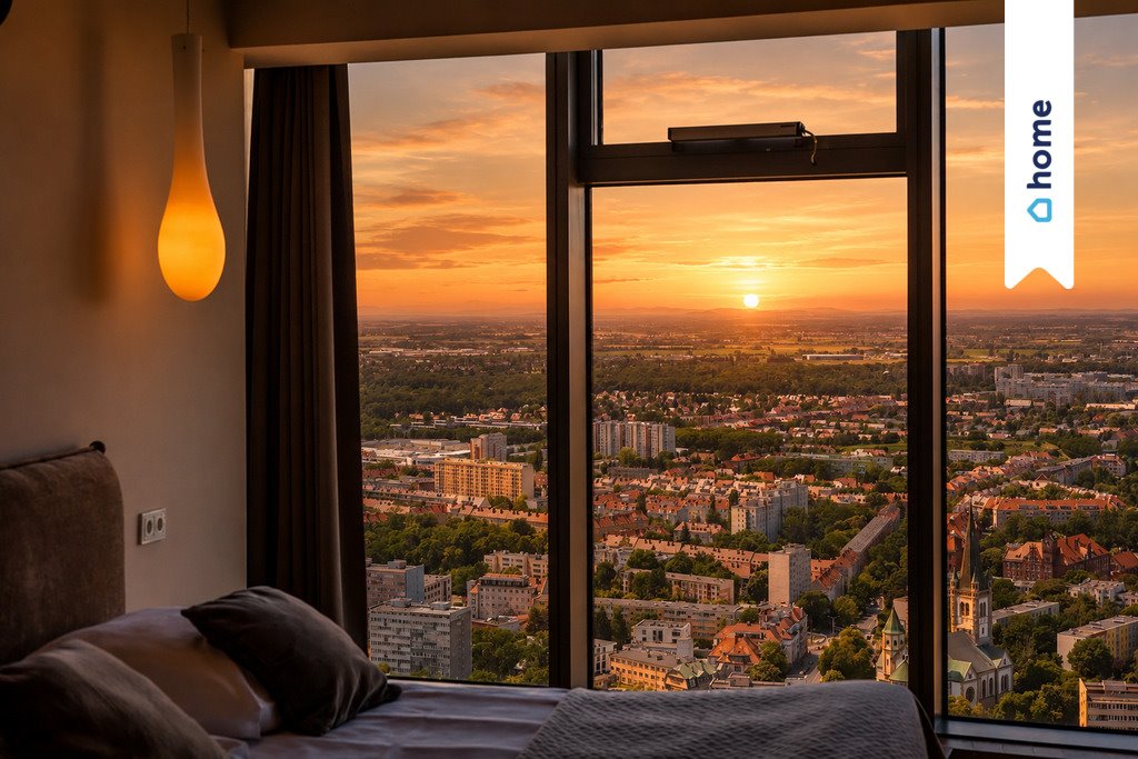 Na sprzedaż panoramiczny apartament na 36. piętrze Sky Tower w Wrocławiu Wrocław, Gwiaździsta  103m2 Foto 1
