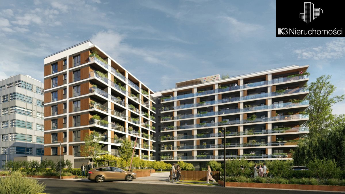 Nowoczesna kawalerka na Mokotowie z loggią i opcją garażu Warszawa, Mokotów, Cybernetyki  26m2 Foto 1