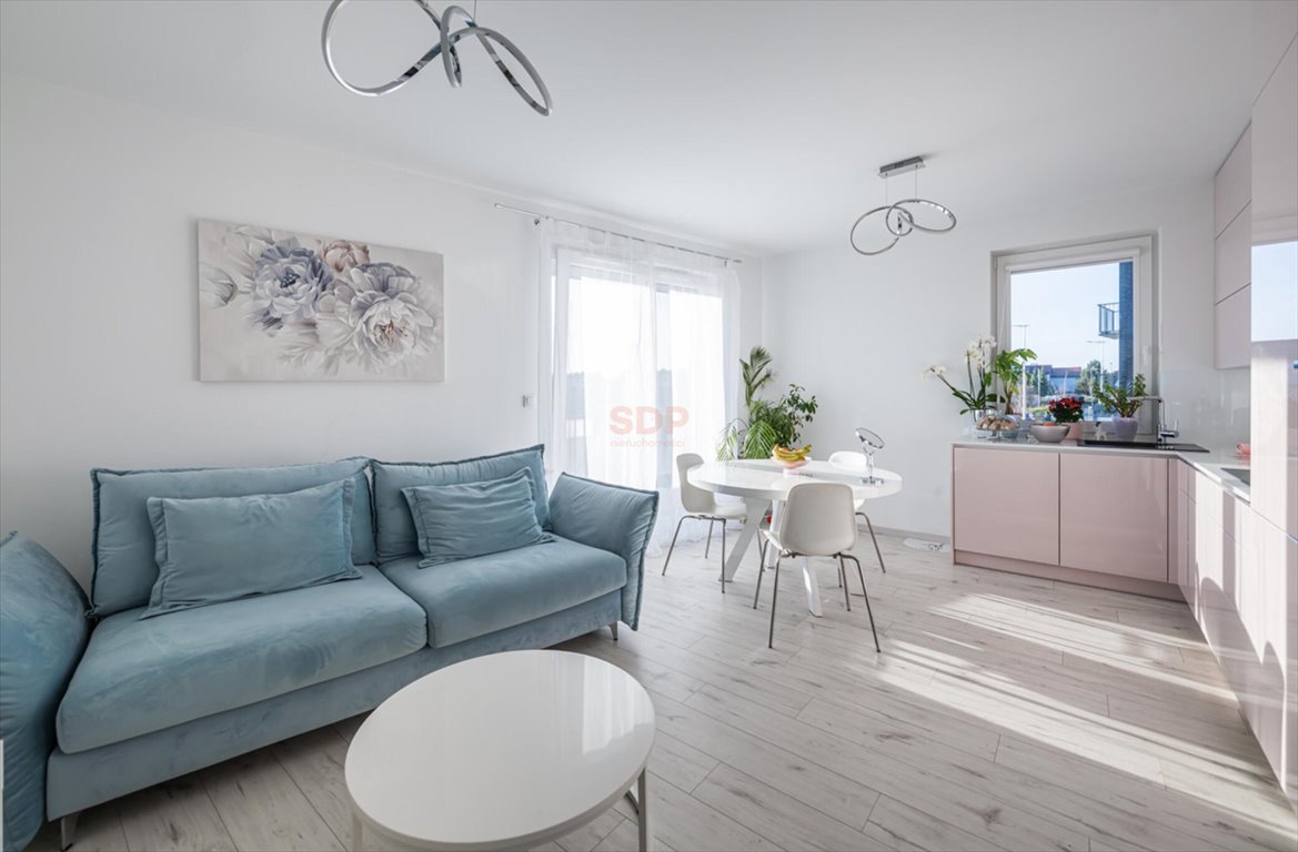 Stylowe 3-pokojowe mieszkanie z balkonami, nowoczesne, w budynku z windą Wrocław, Psie Pole, Karłowice, Gałczyńskiego K. I.  62m2 Foto 1