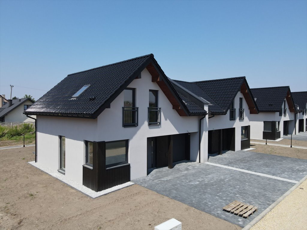 Nowoczesny dom bliźniak 125,6 m2 z garażem, blisko centrum Imielin, Imielin, Liliowa  126m2 Foto 1