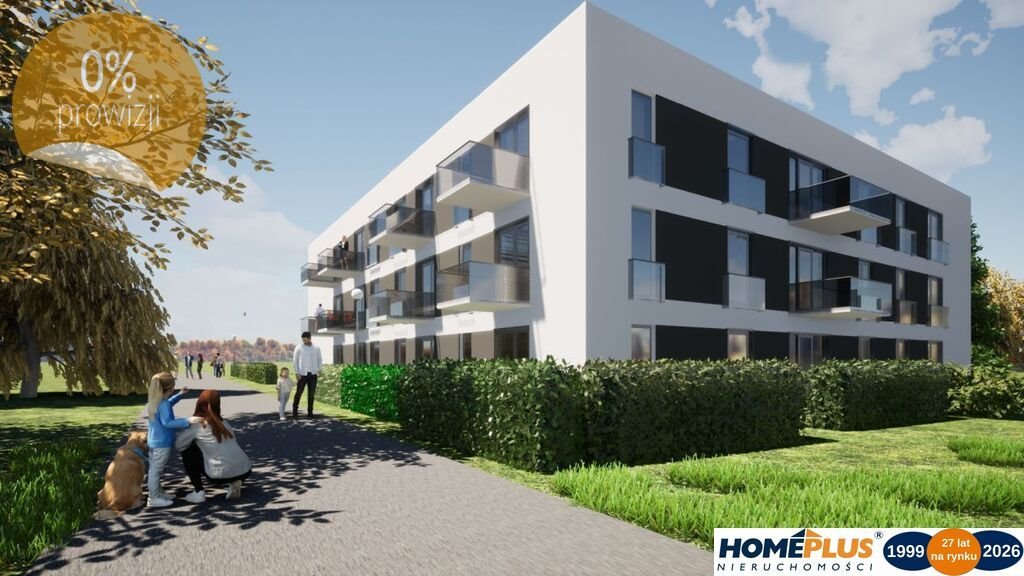 Zapraszam do nowoczesnego 3-pokojowego mieszkania z ogródkiem w Białołęce Warszawa, Białołęka, Kąty Grodziskie, Leona Berensona  59m2 Foto 1