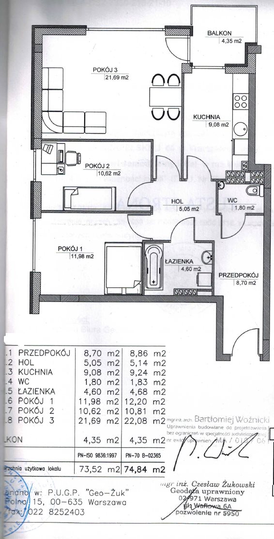 Mieszkanie trzypokojowe na sprzedaż Warszawa, Praga-Południe, Grochów, Czapelska 40  75m2 Foto 20