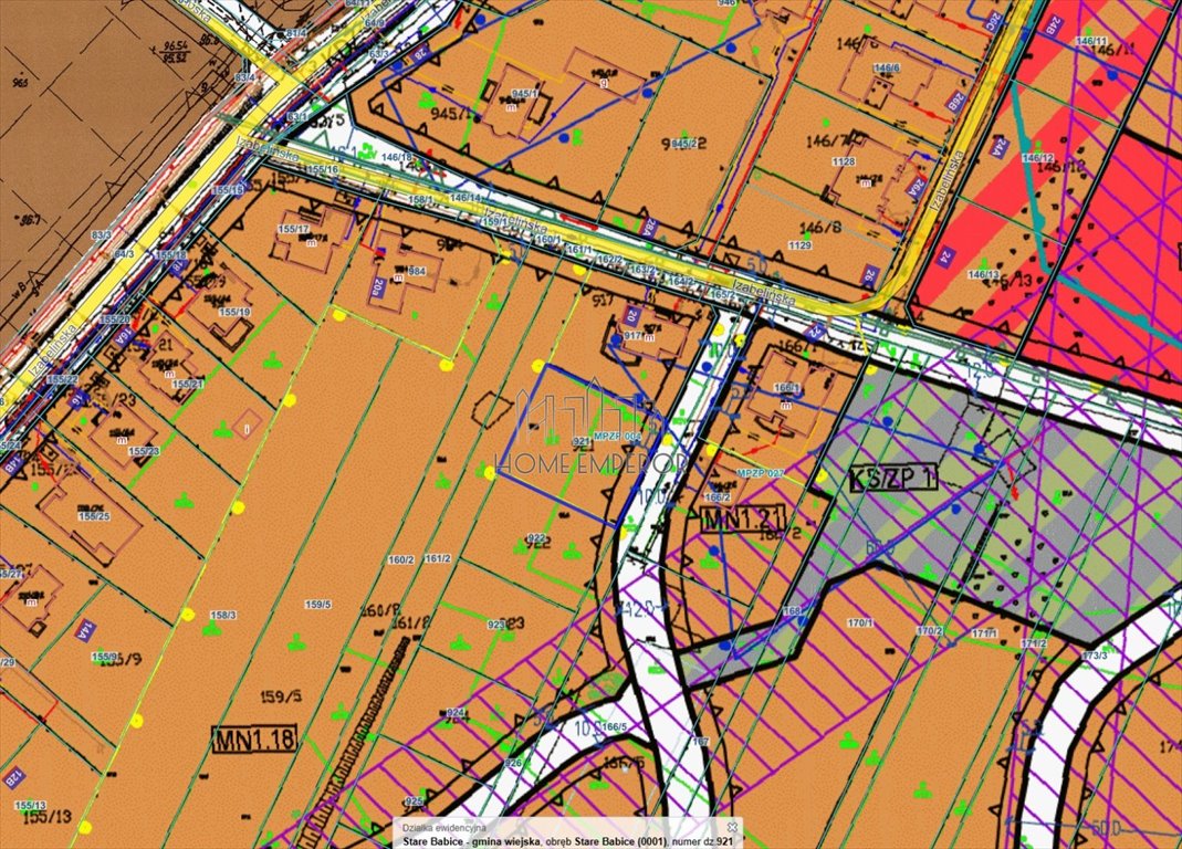 Działka budowlana na sprzedaż Stare Babice, Izabelińska  999m2 Foto 1