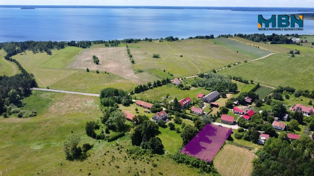 Na sprzedaż działka 1680 m² nad jeziorem Śniardwy w Dziubielu Dziubiele, Dziubiele  1 680m2 Foto 1