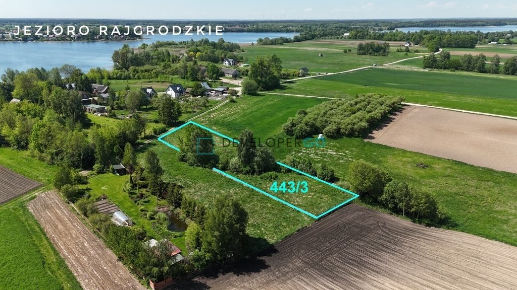 Działka budowlana 2445 m² z dostępem do jeziora i zieleni Rajgród  2 445m2 Foto 1
