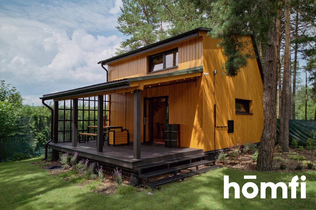 Uroczy domek letniskowy 55 m2 z tarasem i działką Majdan Sopocki Pierwszy  55m2 Foto 1