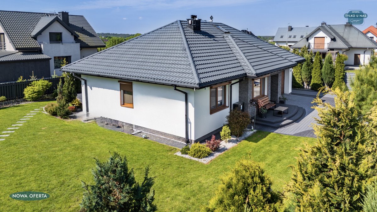 Nowoczesny dom 145 m² z klimatyzacją i fotowoltaiką Rossoszyca, Krótka  145m2 Foto 1