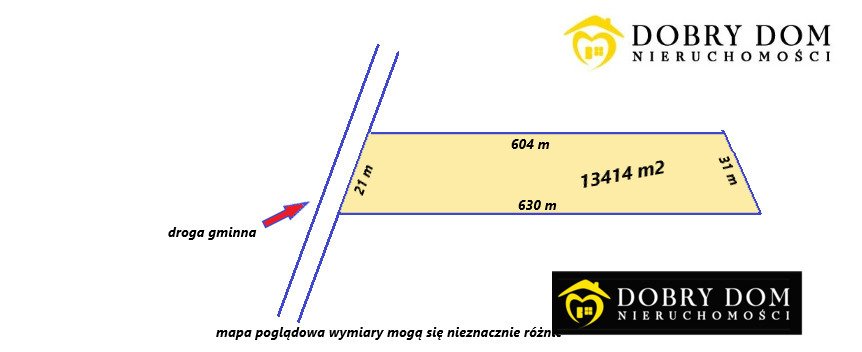Działka 13 414 m² z warunkami zabudowy w Szumowie Szumowo  13 414m2 Foto 1