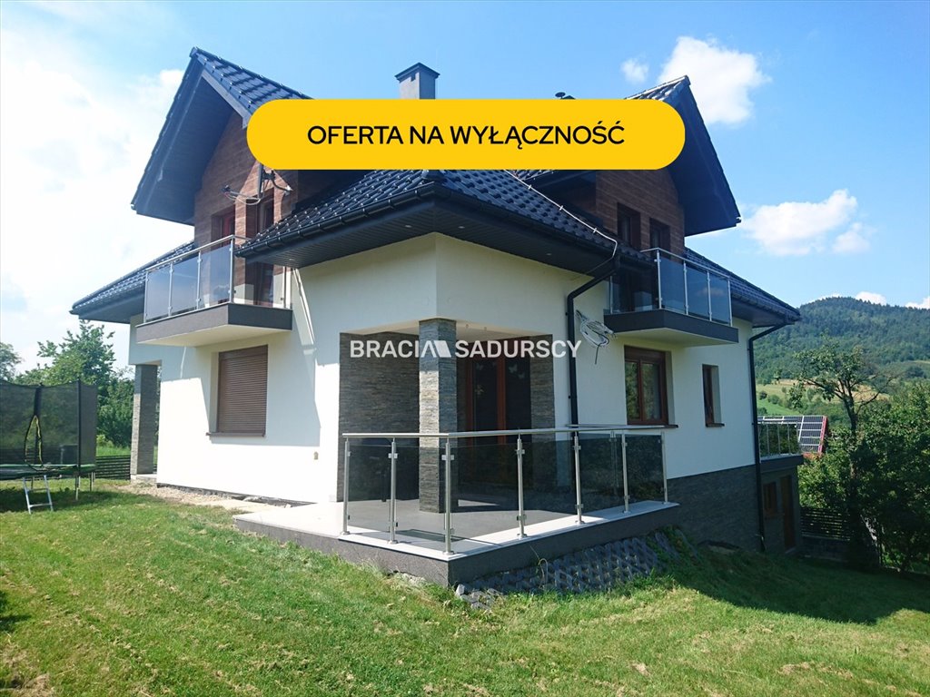 Nowoczesny dom 220 m2 z garażem i pięknym widokiem Myślenice, Górne Przedmieście  220m2 Foto 1