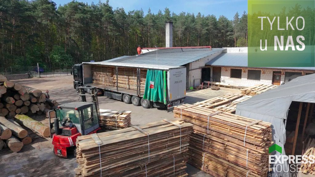 Dochody od pierwszego dnia: gotowy zakład stolarski 1721 m² Ciechanowiec, Pałacowa  1 721m2 Foto 1