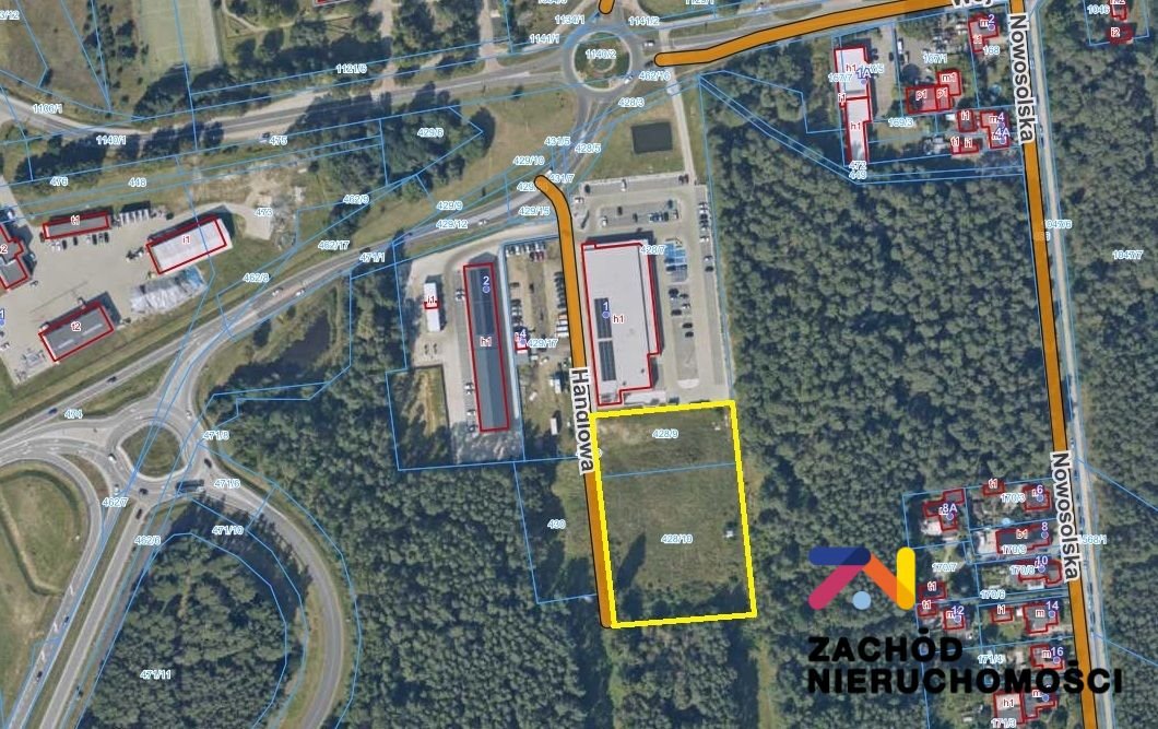 Działka inwestycyjna pod zabudowę wielorodzinną, Nowa Sól Nowa Sól  7 143m2 Foto 1
