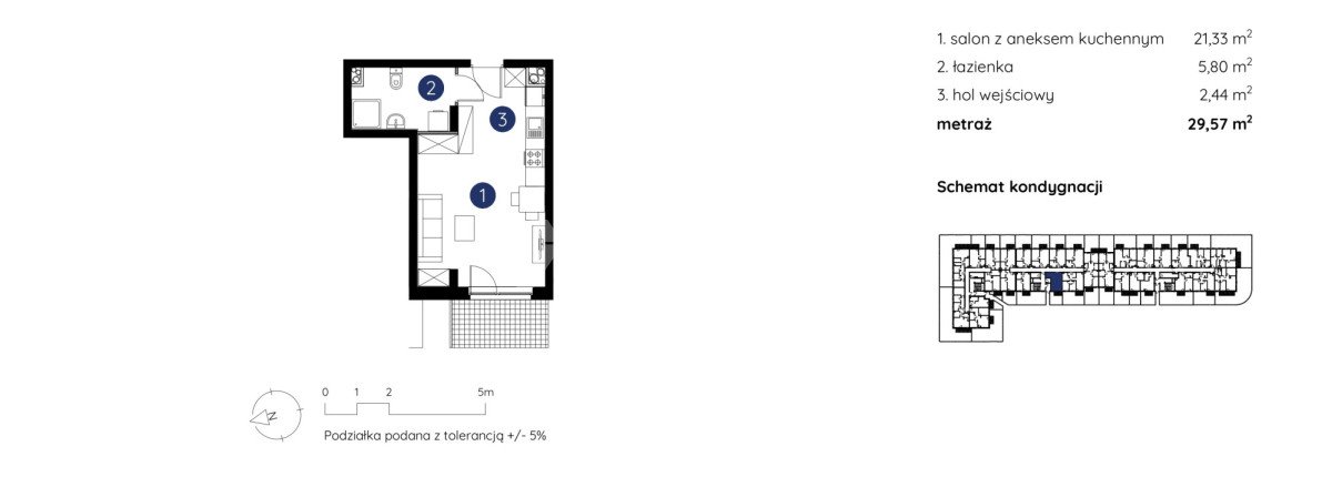 Kawalerka na sprzedaż Lublin, Bazylianówka, Aleja Spółdzielczości Pracy  30m2 Foto 6