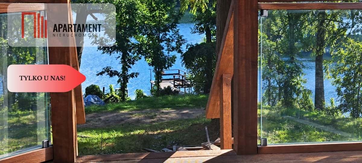 Drewniany domek z widokiem na jezioro w Borzechowie - polecam! Borzechowo  30m2 Foto 1