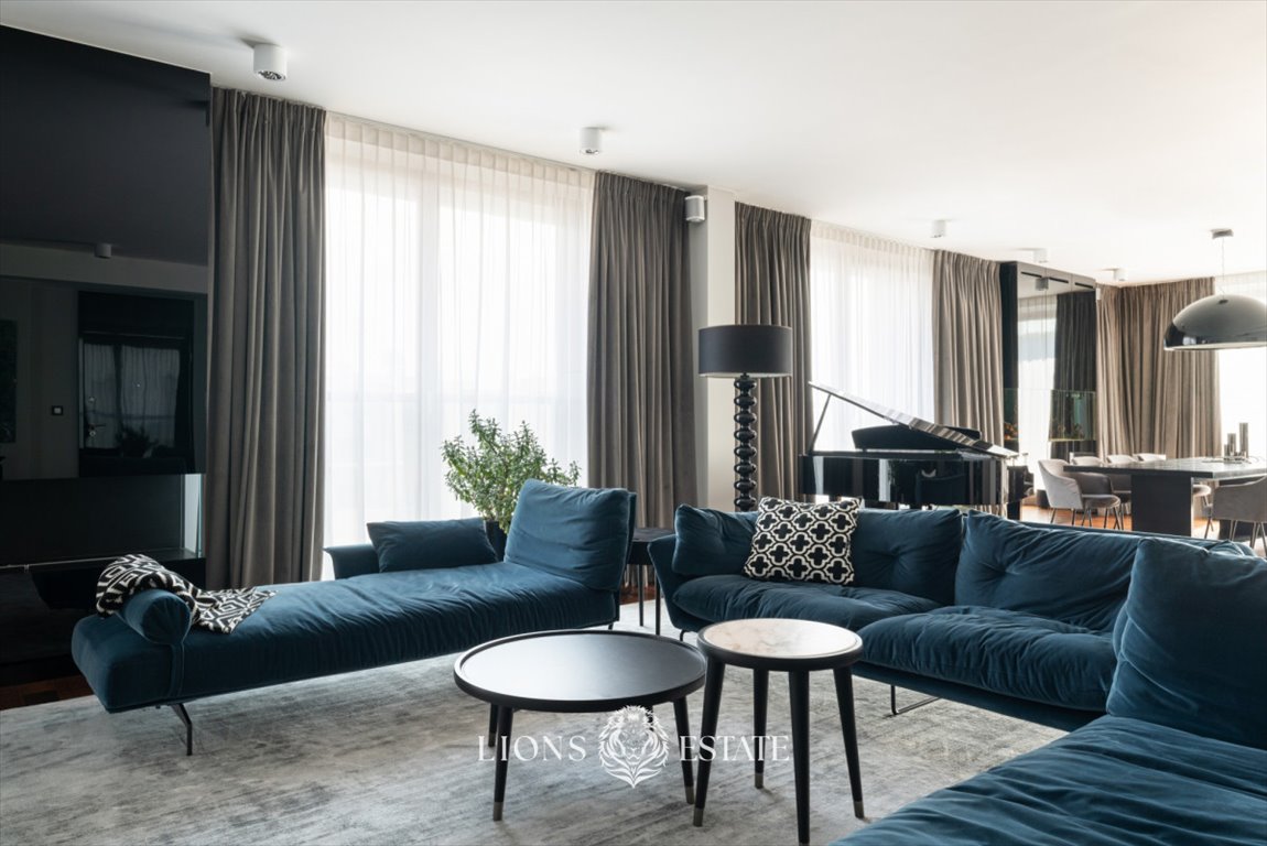 Na wynajem luksusowy penthouse 235 m² z tarasem i garażem Warszawa  235m2 Foto 1