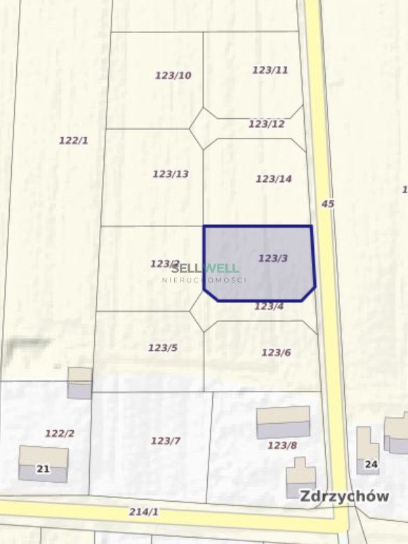Działka 983 m² w Zdrzychowie – idealna pod dom z ogrodem Zdrzychów  983m2 Foto 1