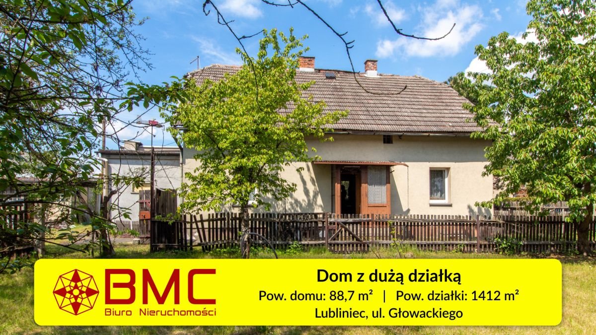 Polecam przestronny dom z dużą działką 1412 m² w Lublinie Lubliniec, Głowackiego  140m2 Foto 1
