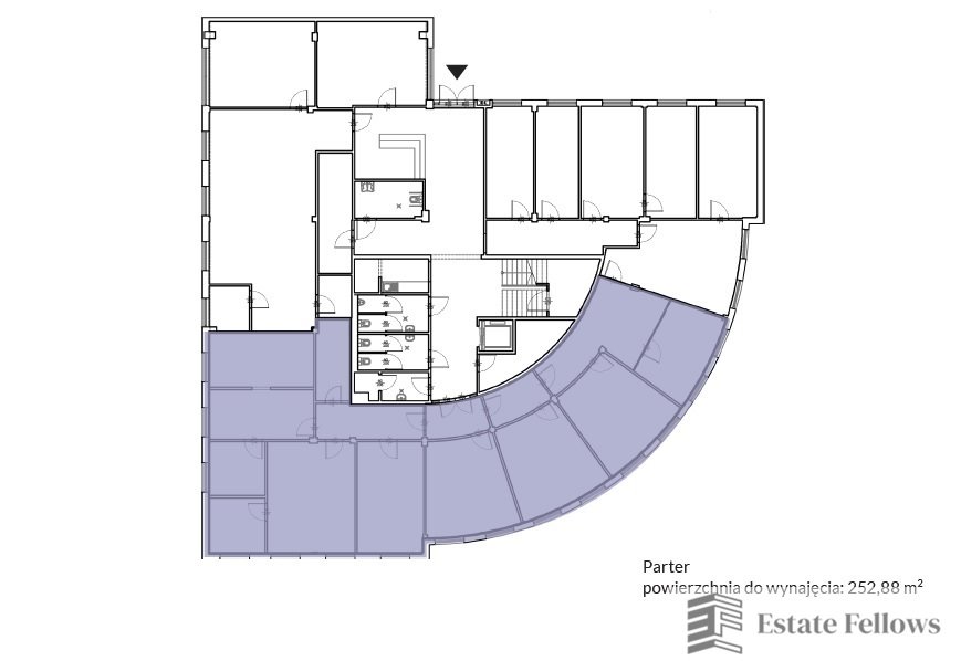 Nowoczesny lokal biurowy 253 m2 z parkingiem i ochroną Kraków  253m2 Foto 1